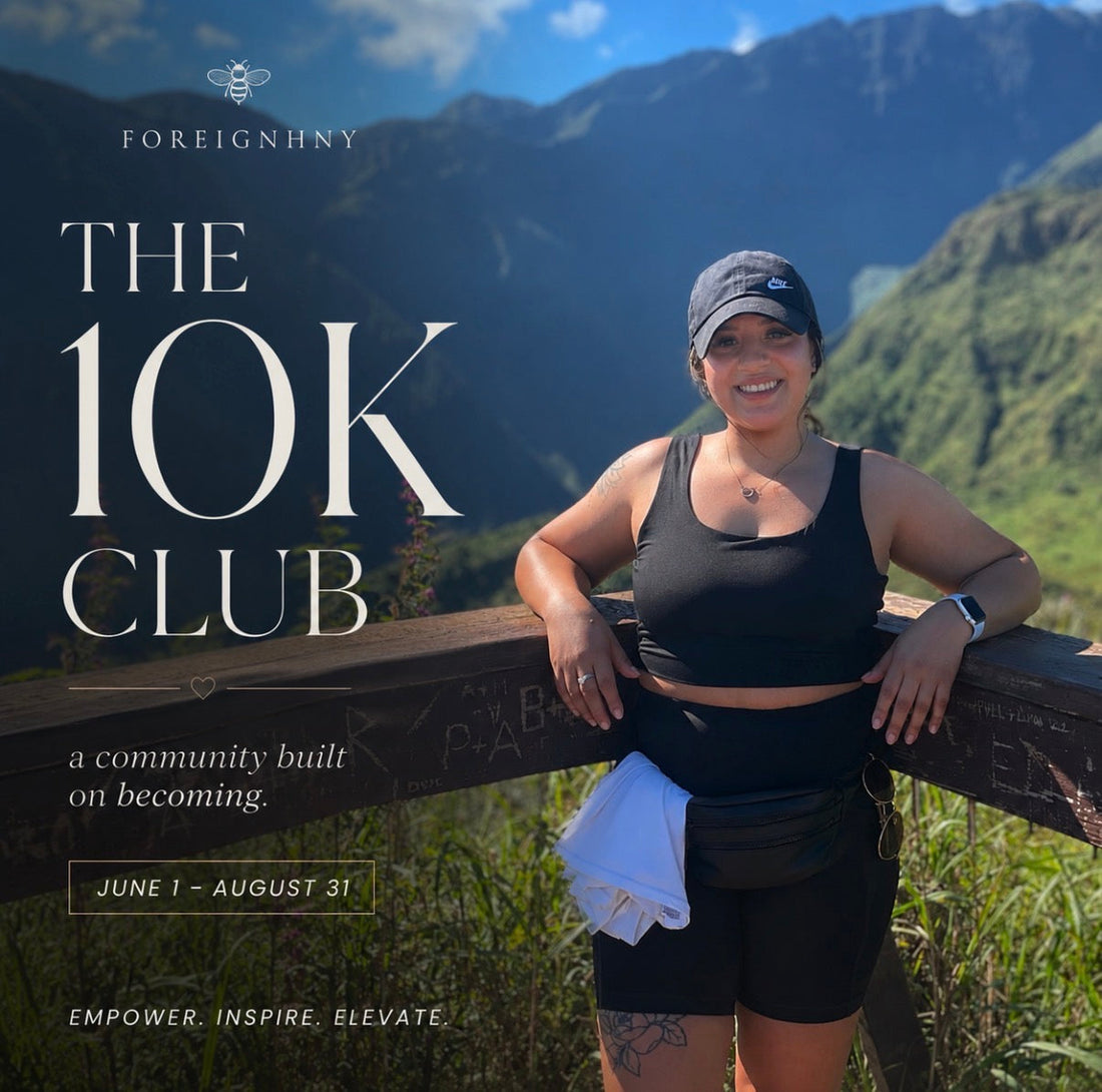 ForeignHny 10K Club founder overlooking a mountain view